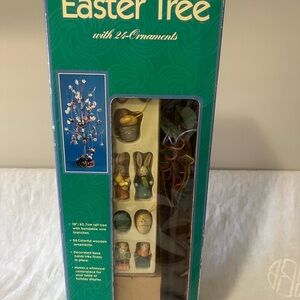 Charming Easter Tree with 24 Ornaments